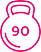 <b>90 кг/м2-</b> высокая прочность. В 1,5 раза прочнее стандартных полотен